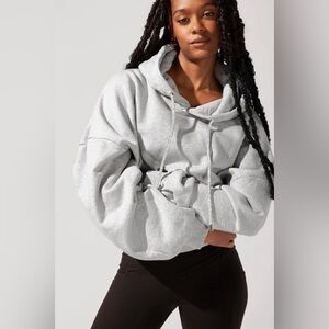 POPFLEX Shimmer Pullover Cloud Hoodie - Heather Grey